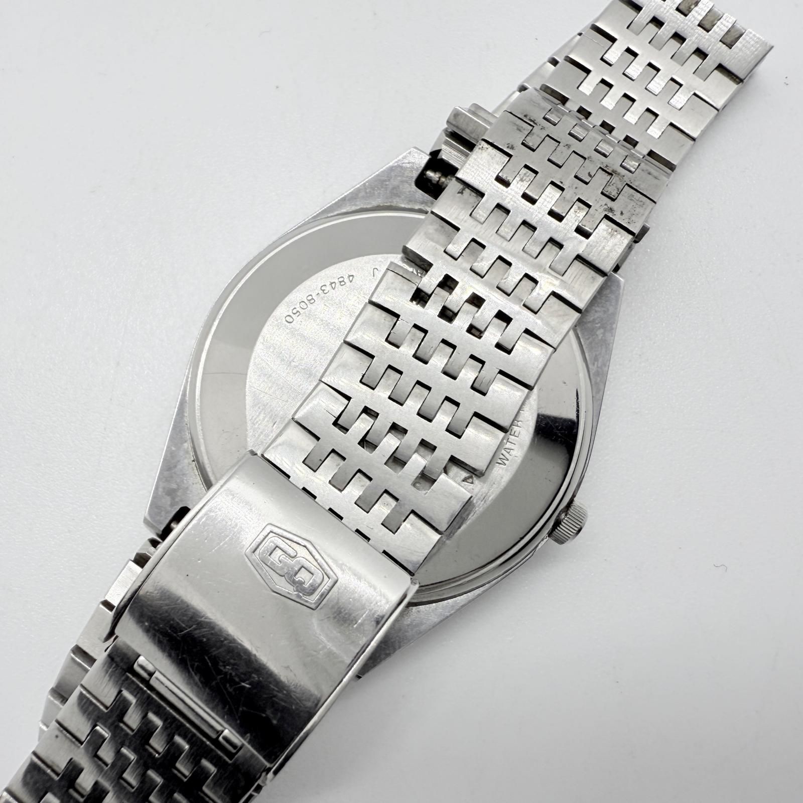 SEIKO セイコー GRAND QUARTZ グランドクォーツ 4843-8050 ネイビー QZ