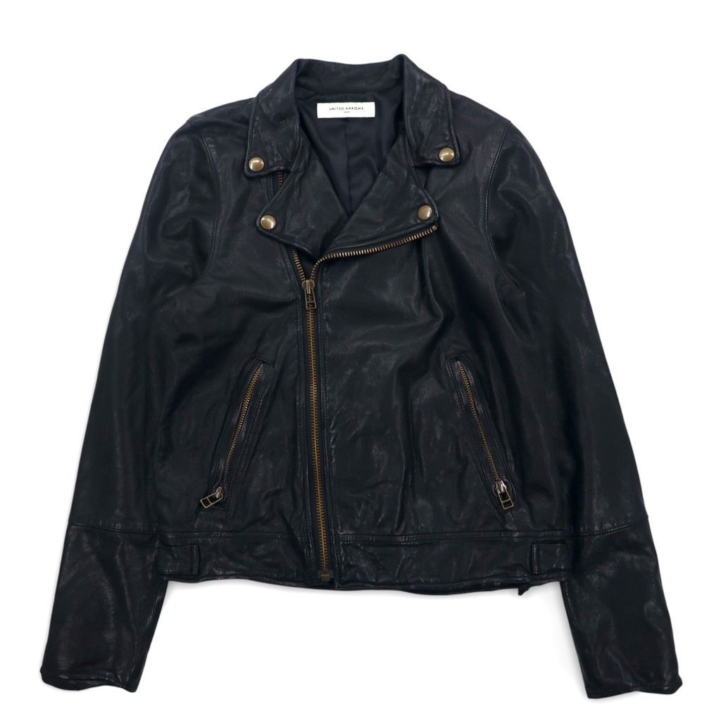 UNITED ARROWS ゴートスキン ダブル ライダースジャケット レザー