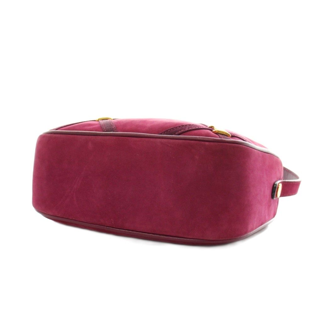 サルヴァトーレフェラガモ ショルダーバッグ スエード 紫 BA210556 サルヴァトーレフェラガモ Salvatore Ferragamo ショルダーバッグ