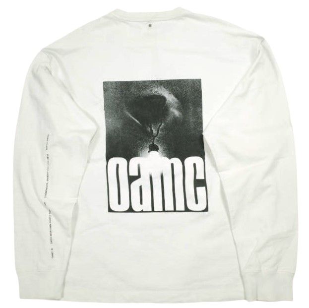 OAMC オーエーエムシー イタリア製 DAIDO BULB TEE 森山大道 プリントロングスリーブTシャツ 5559-343-0120 M ホワイト 長袖 トップス【中古】【OAMC】 OAMC オーエーエムシー イタリア製 DAIDO BULB TEE 森山大道 プリント