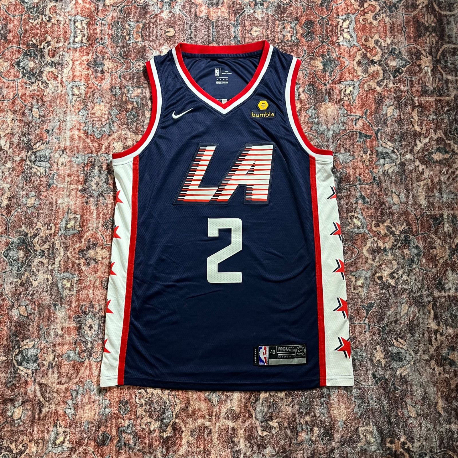 NIKE NBA カワイ・レナード #2 クリッパーズ City Edition スウィング