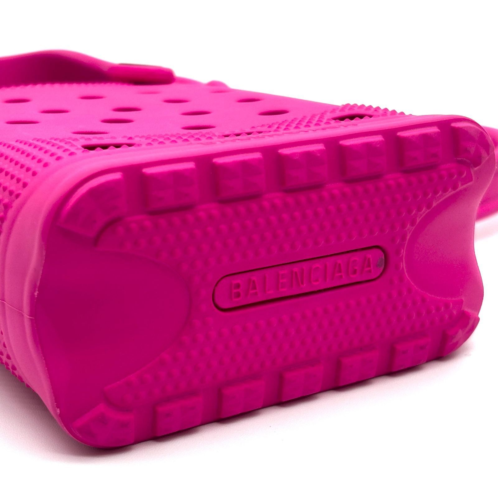 極美品 BALENCIAGA バレンシアガ x Crocs クロックス フォンホルダー 
