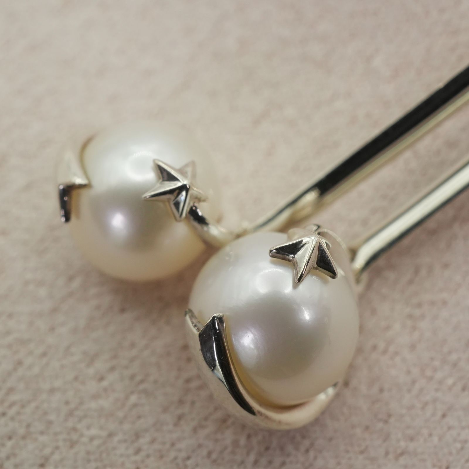 スタージュエリー パール ロング ピアス シルバー/25-1891 - メルカリ