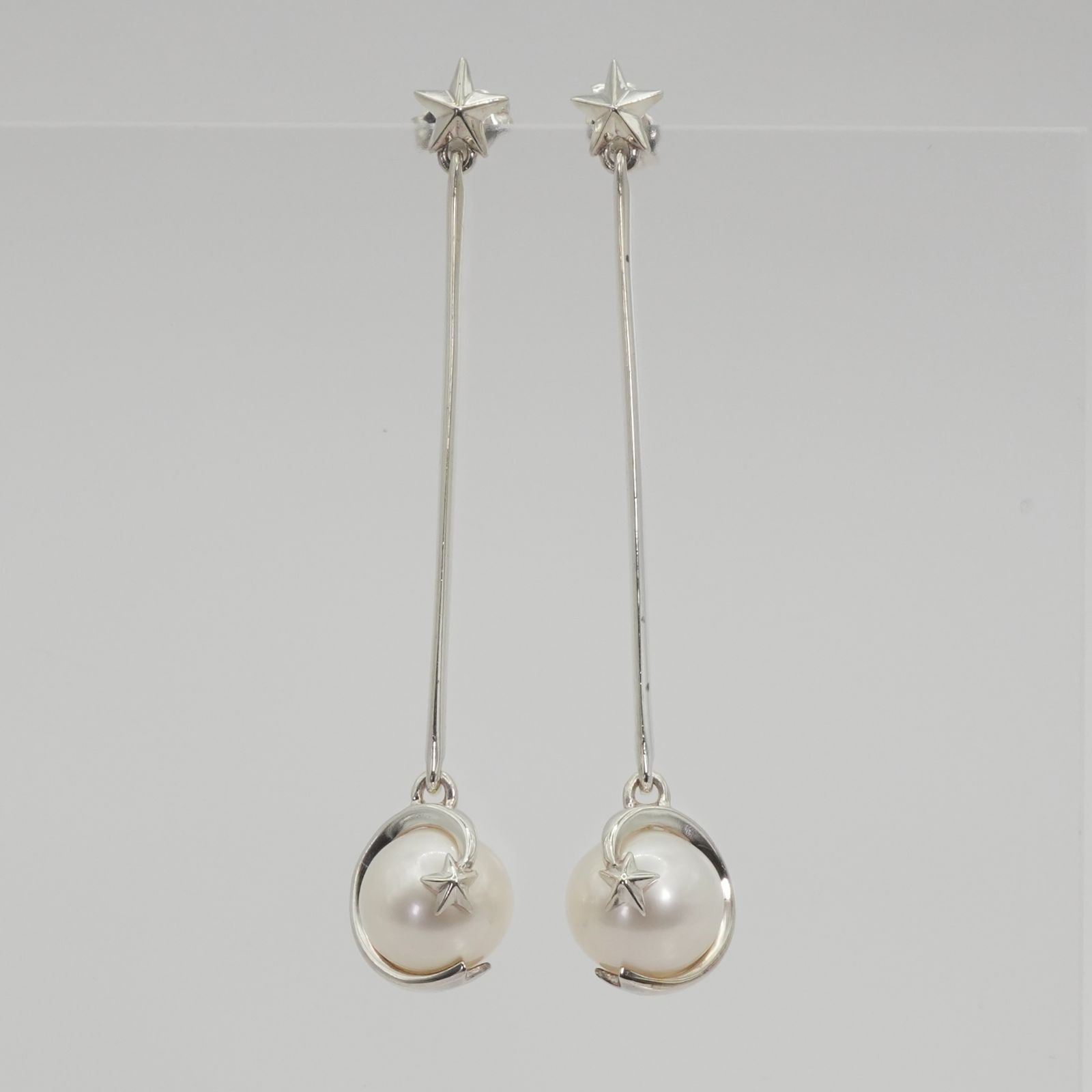 スタージュエリー パール ロング ピアス シルバー/25-1891 - メルカリ