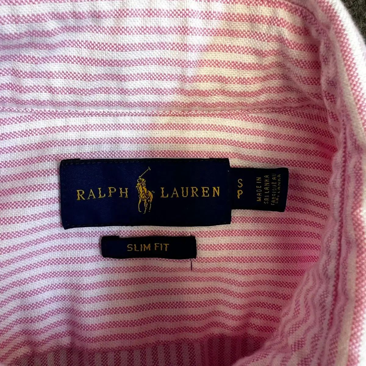 ラルフローレン ピンク ストライプ シャツ