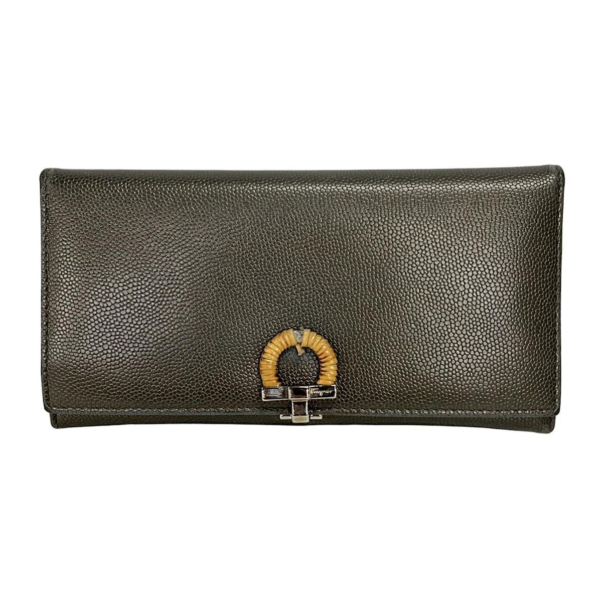 Salvatore Ferragamo 長財布 ガンチーニ レザー フェラガモ 【公式通販】