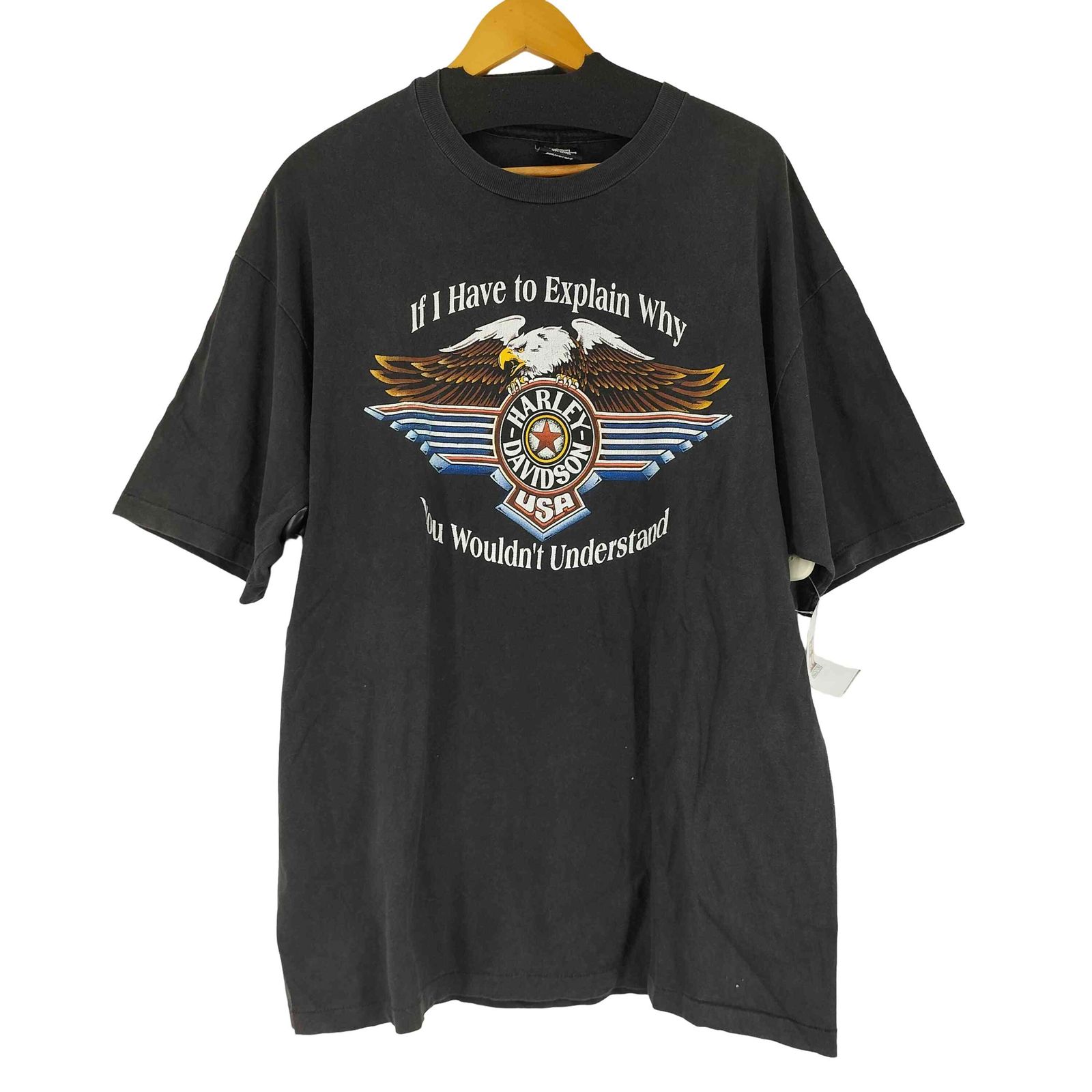 ハーレーダビッドソン HARLEY-DAVIDSON 90S USA製 イーグル 両面 