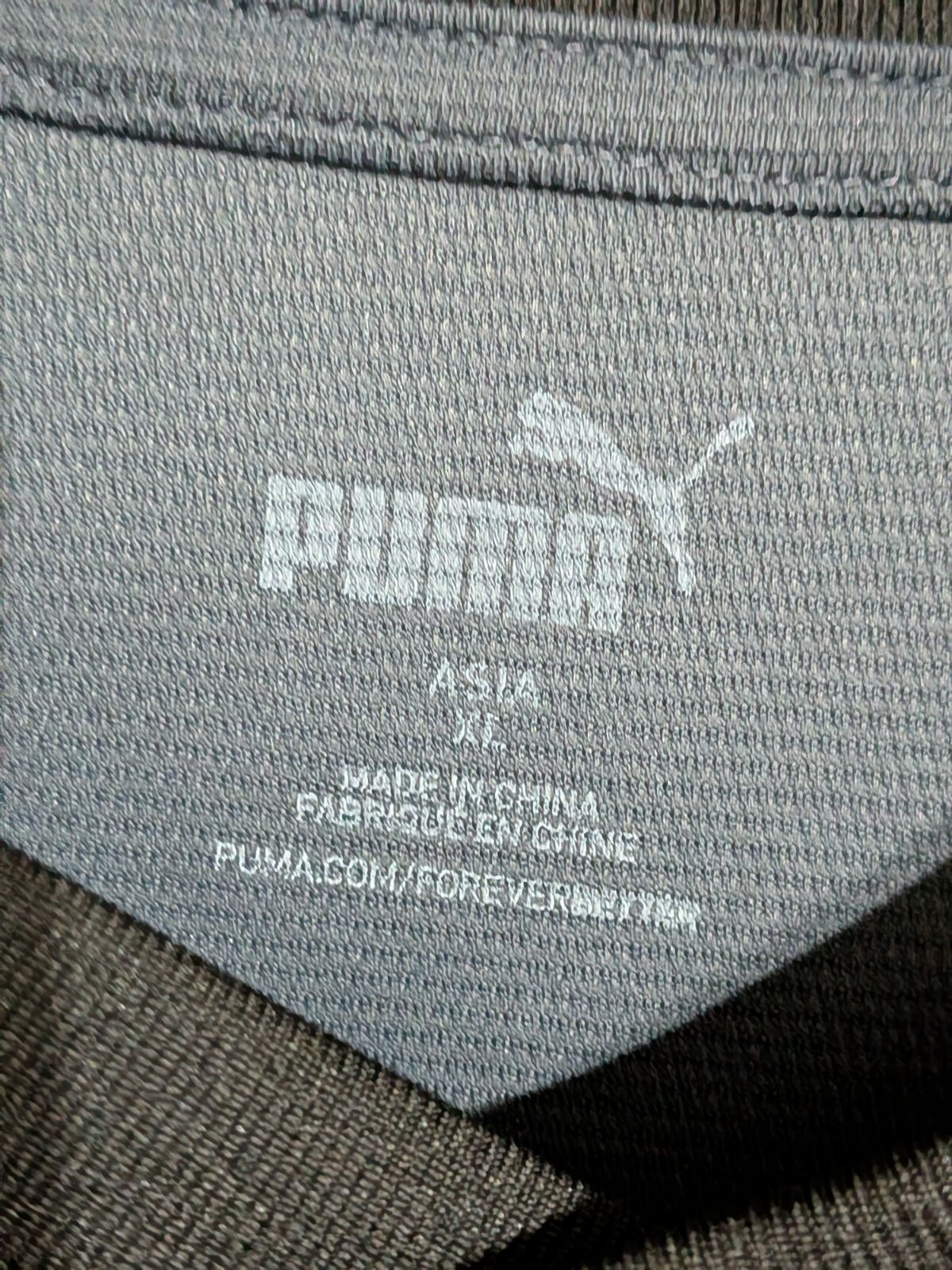 PUMA プーマ 川崎フロンターレ 黒エンブレム 長袖 シャツ XL 移動着