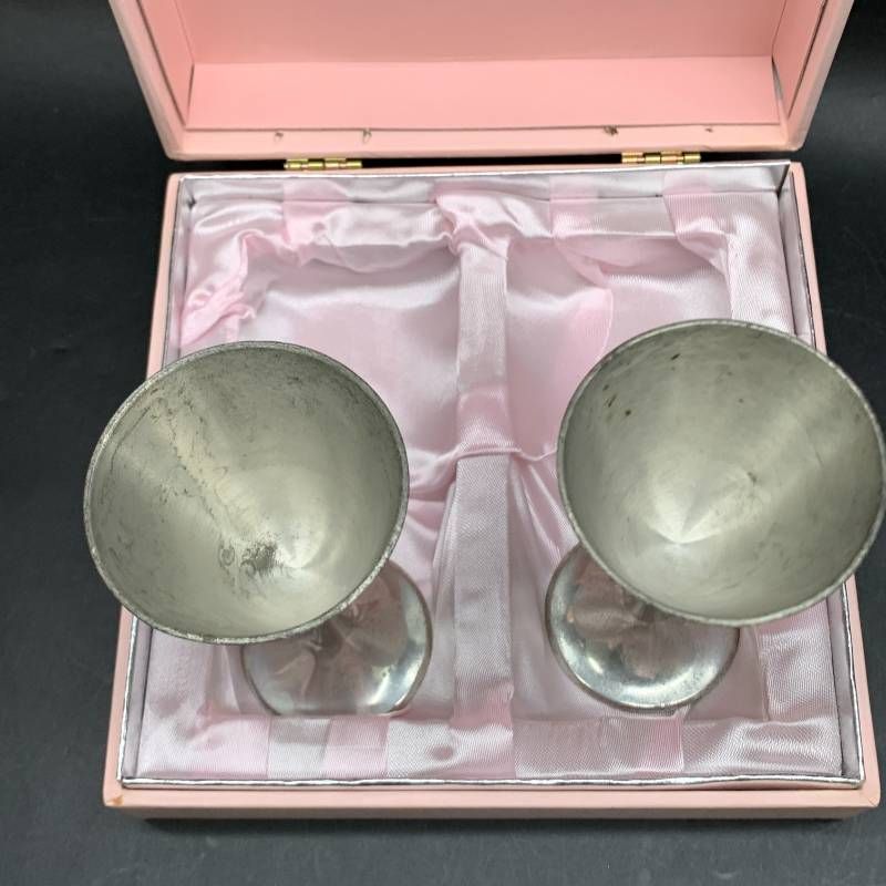 N427 ロイヤルセランゴール（Royal Selangor）ワイングラス 錫