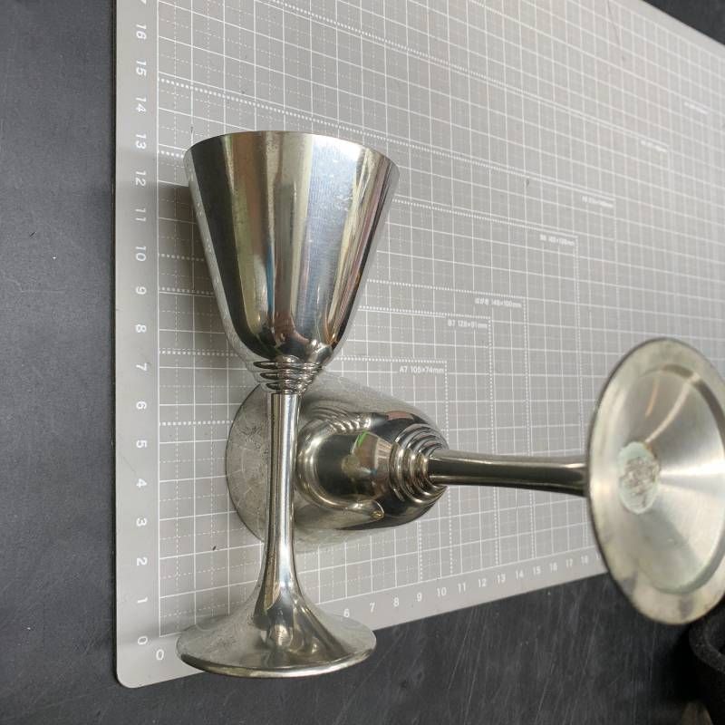 N427 ロイヤルセランゴール（Royal Selangor）ワイングラス 錫