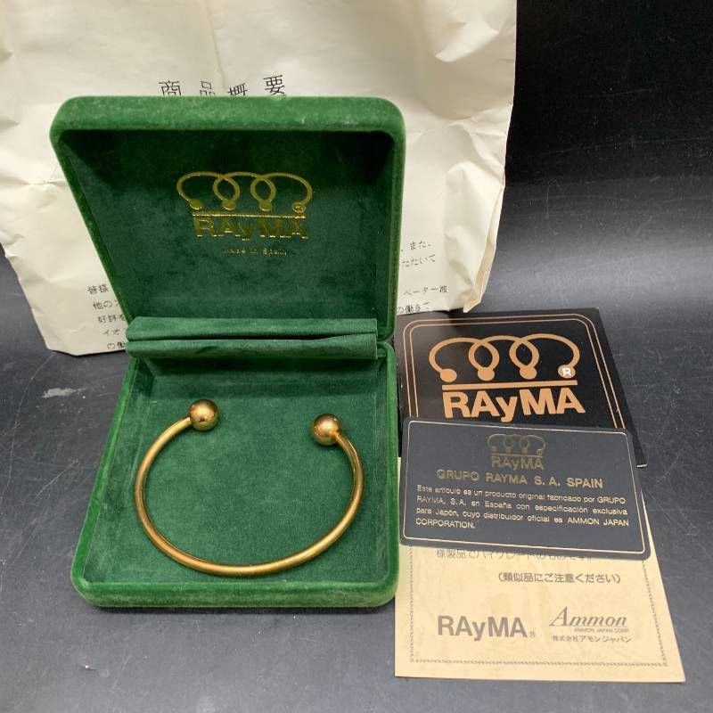 N429 RAYMA（ライマ）ゴールドカラーブレスレット（バングル）ゴールド 