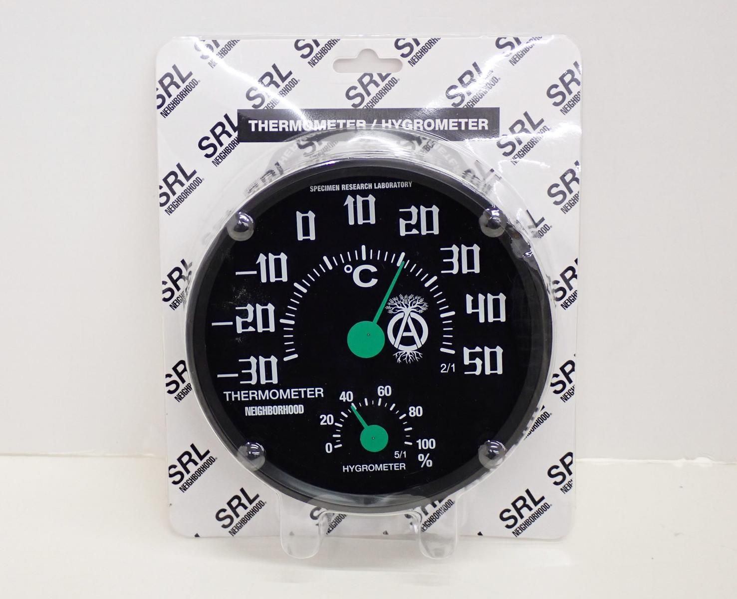 未使用】② NEIGHBORHOOD SRL THERMOHYGROMETER . AB 温湿度計 未使用】② NEIGHBORHOOD SRL THERMOHYGROMETER . AB 温湿度計