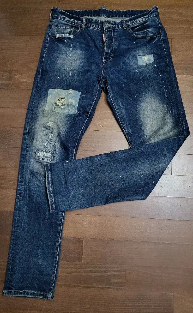 正規品 DSQUARED2 ディースクエアード2 ダメージ ストレッチジーン 33