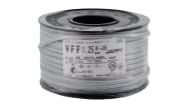 新品 ビニル平形コード VFF 0.75mm白/62-3146-27