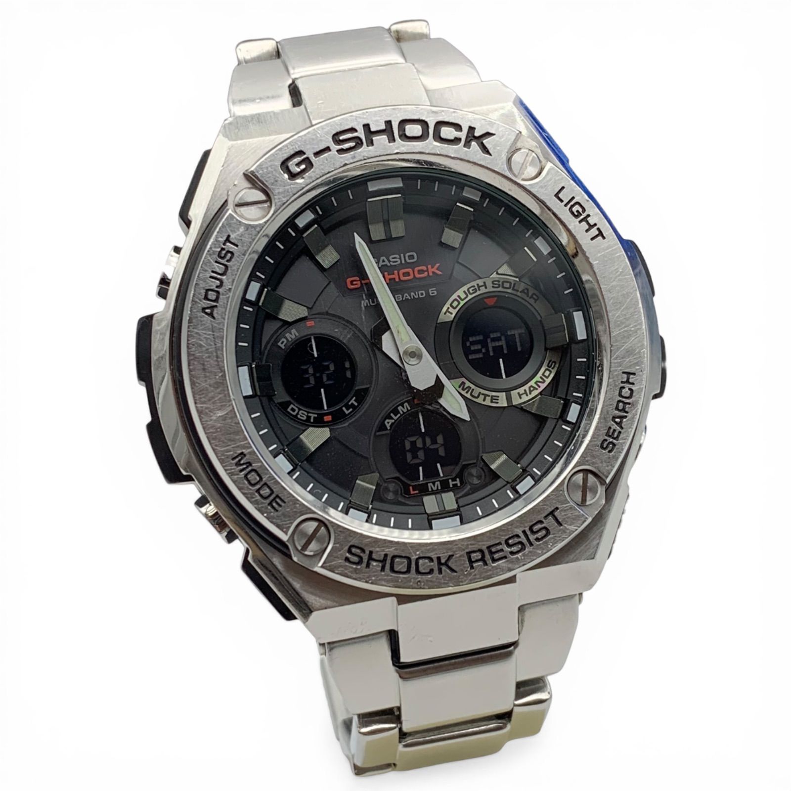 正規品 G-SHOCK GST-W110D-1AJF 電波ソーラー ジースチール - メルカリ
