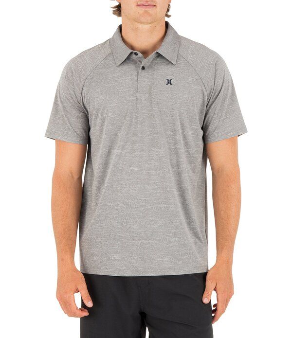 ハーレー メンズ トップス シャツ Hurley H20DRI Outback Raglan Sleeve Peformance Polo Shirt Stone Grey グレー