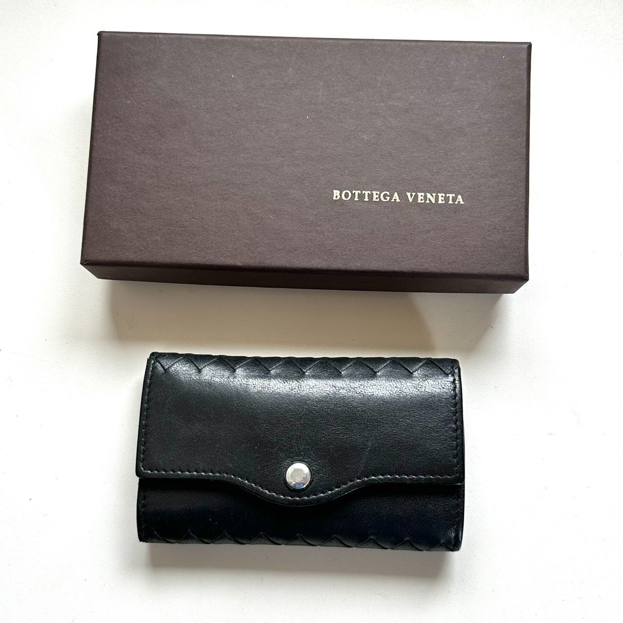 ボッテガヴェネタ BOTTEGA VENETA キーケース イントレチャート