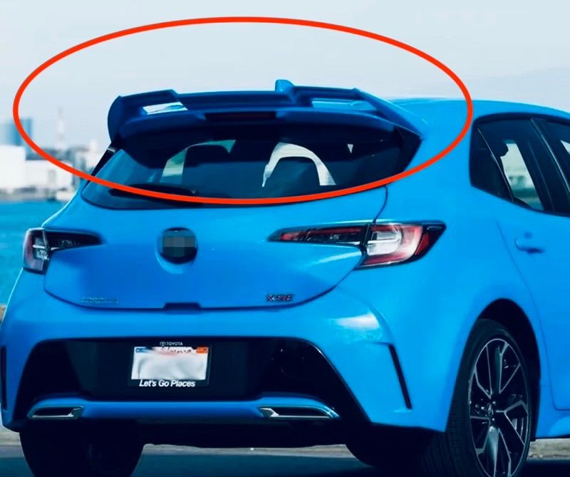 カローラスポーツ カローラ COROLLA ウィング リアスポイラー - メルカリ