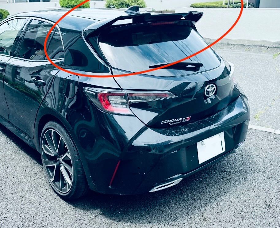 カローラスポーツ カローラ COROLLA ウィング リアスポイラー - メルカリ
