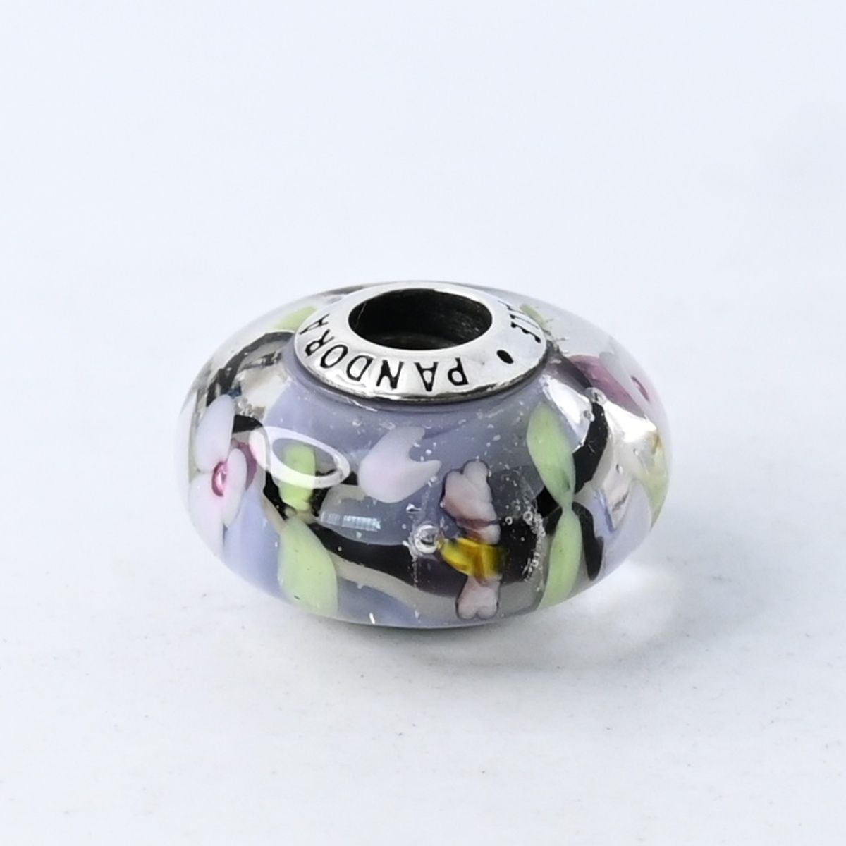研磨済】PANDORA Enchanted Garden Murano Glass Charm チャーム 