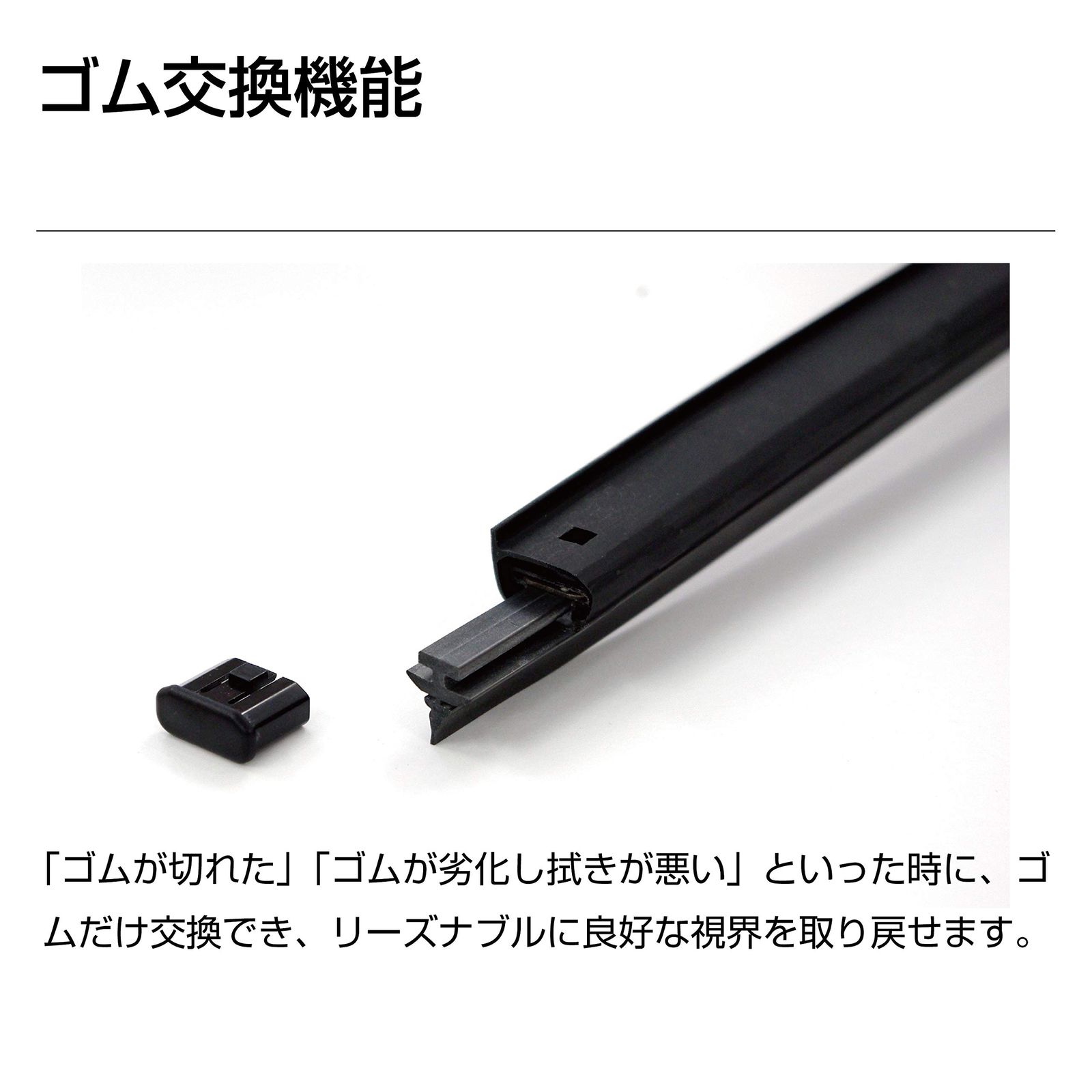 新品 PIAA(ピア) ワイパーブレード 雪用 600mm 特殊シリコンゴム フラットシリコートスノー 替えゴム交換可能 1本入 エアロタイプ 輸入車用 FSSY60BW