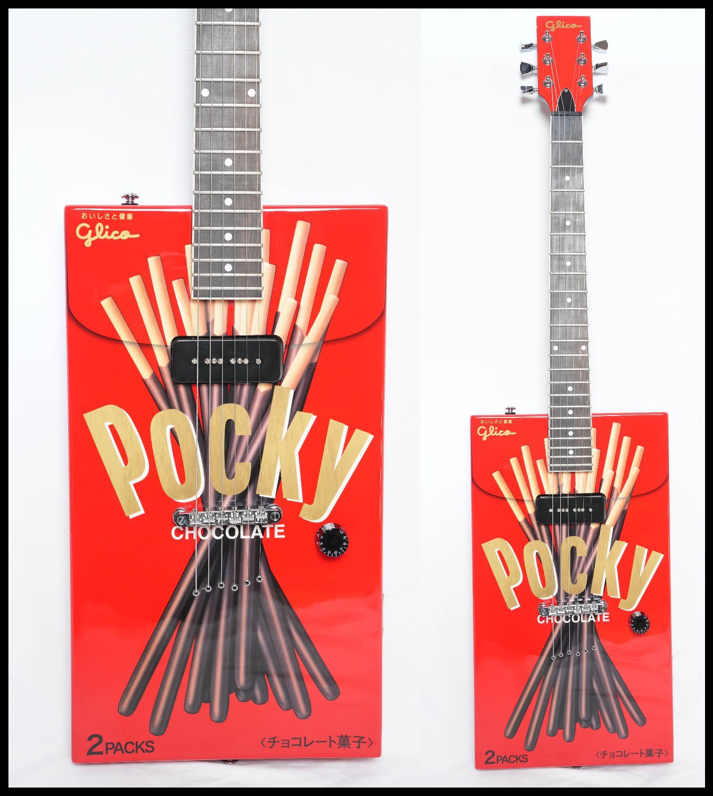 Glico ポッキーエレキギター　 斉藤和義モデル ☆Glico Pocky Guitar ポッキーギター 斉藤和義監修 限定生産品 美品