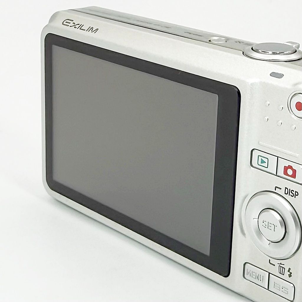 カシオ CASIO EXILIM ZOOM EX-Z80 シルバー コンデジ カメラ 中古 