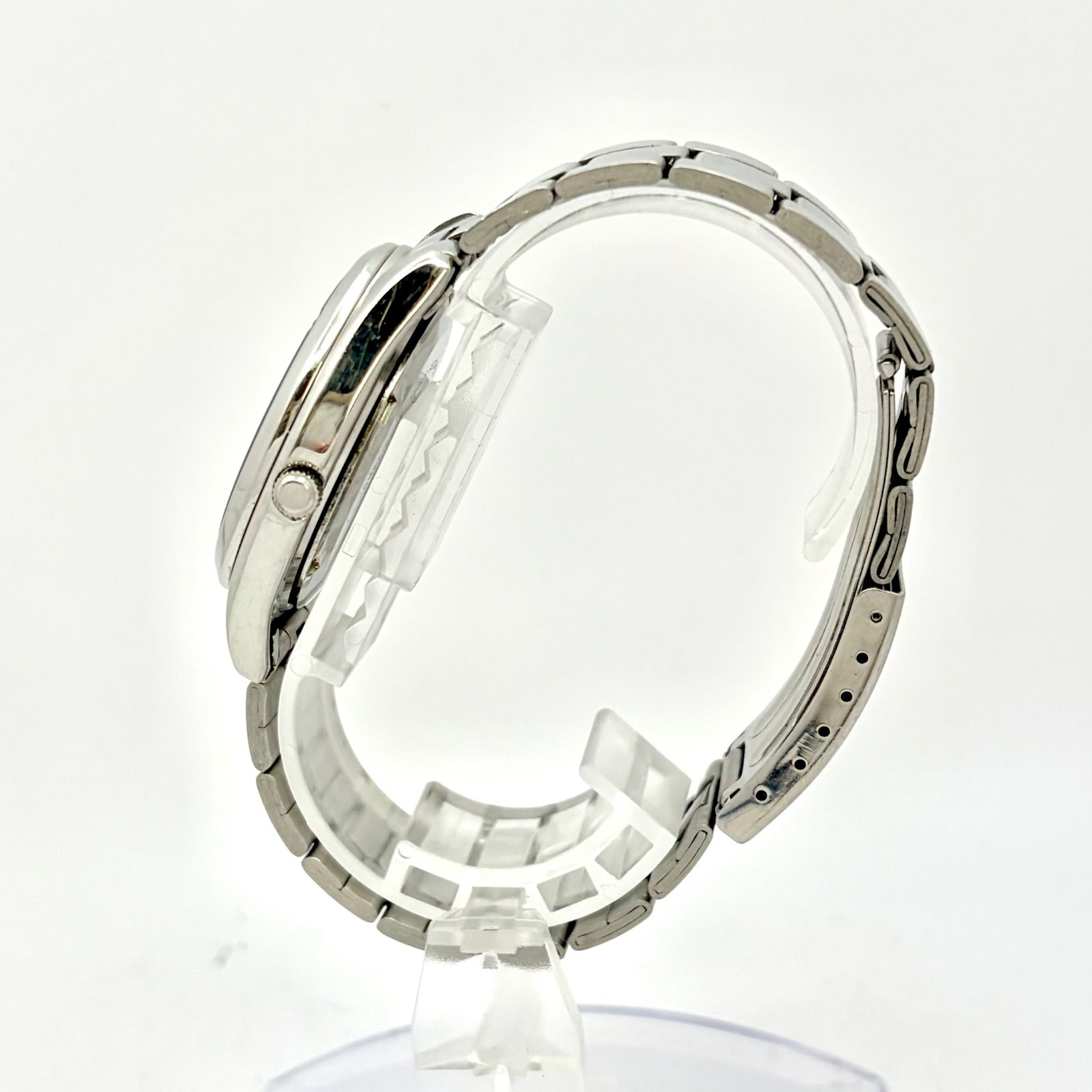 稼働】SEIKO5 セイコー5 機械式 自動巻き メンズ 腕時計 シルバー 