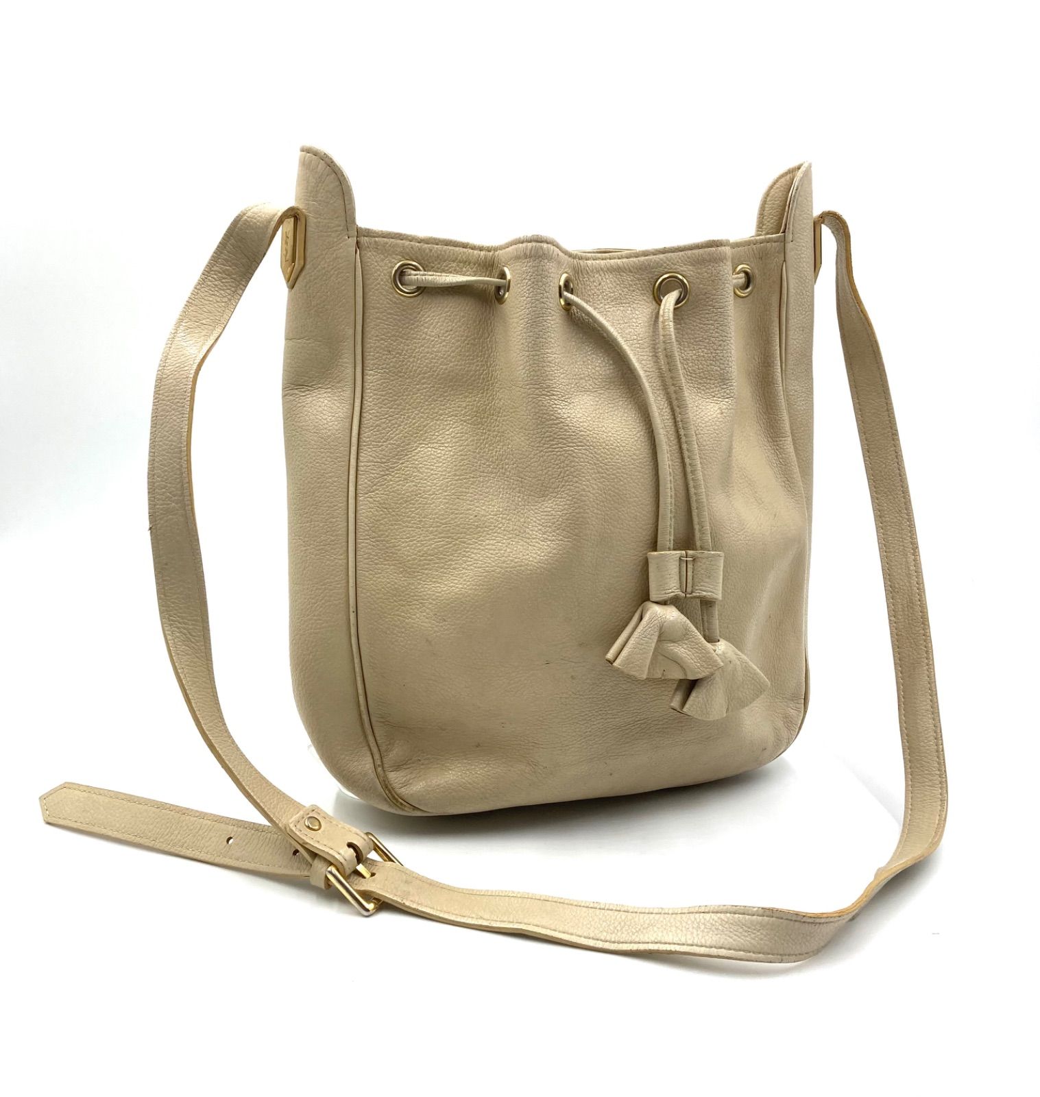 □美品□Yves saint Laurent イヴサンローラン ドローストリング