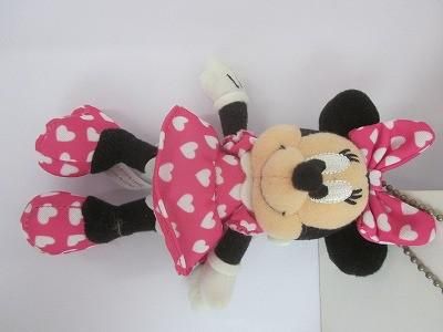 ディズニー ミニー のみ ハート柄 ぬいぐるみバッジ 3点 グッズセット