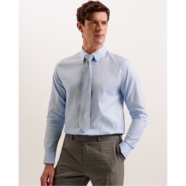 メンズ テッドベーカー メンズ トップス シャツ Ted Baker Ted AllardoLSOxShirt Sn00 Light Blue ブルー