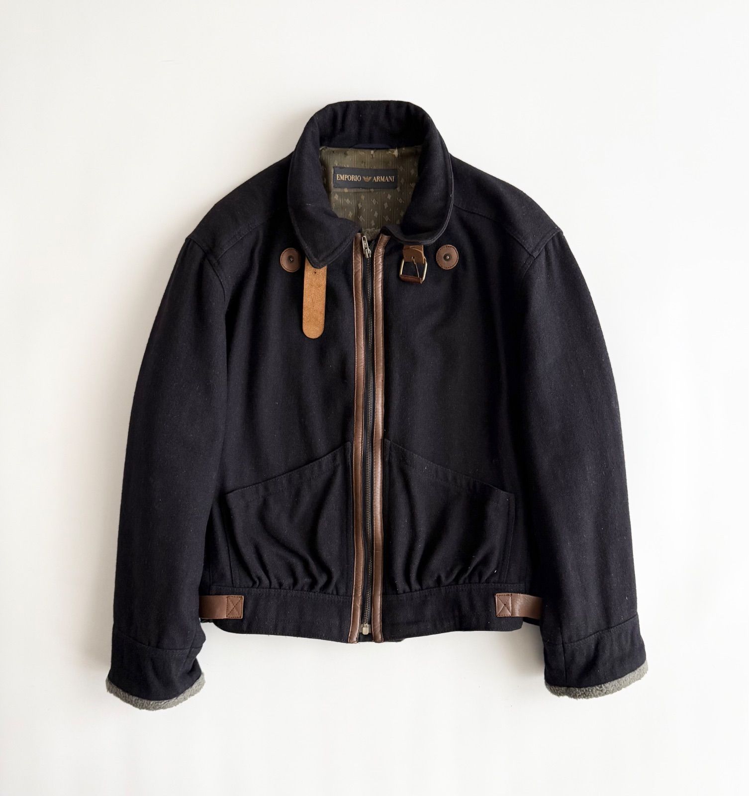 1983. EMPORIO ARMANI BELTED JACKET エンポリオアルマーニ 1983 1983. EMPORIO ARMANI BELTED JACKET エンポリオアルマーニ 1983