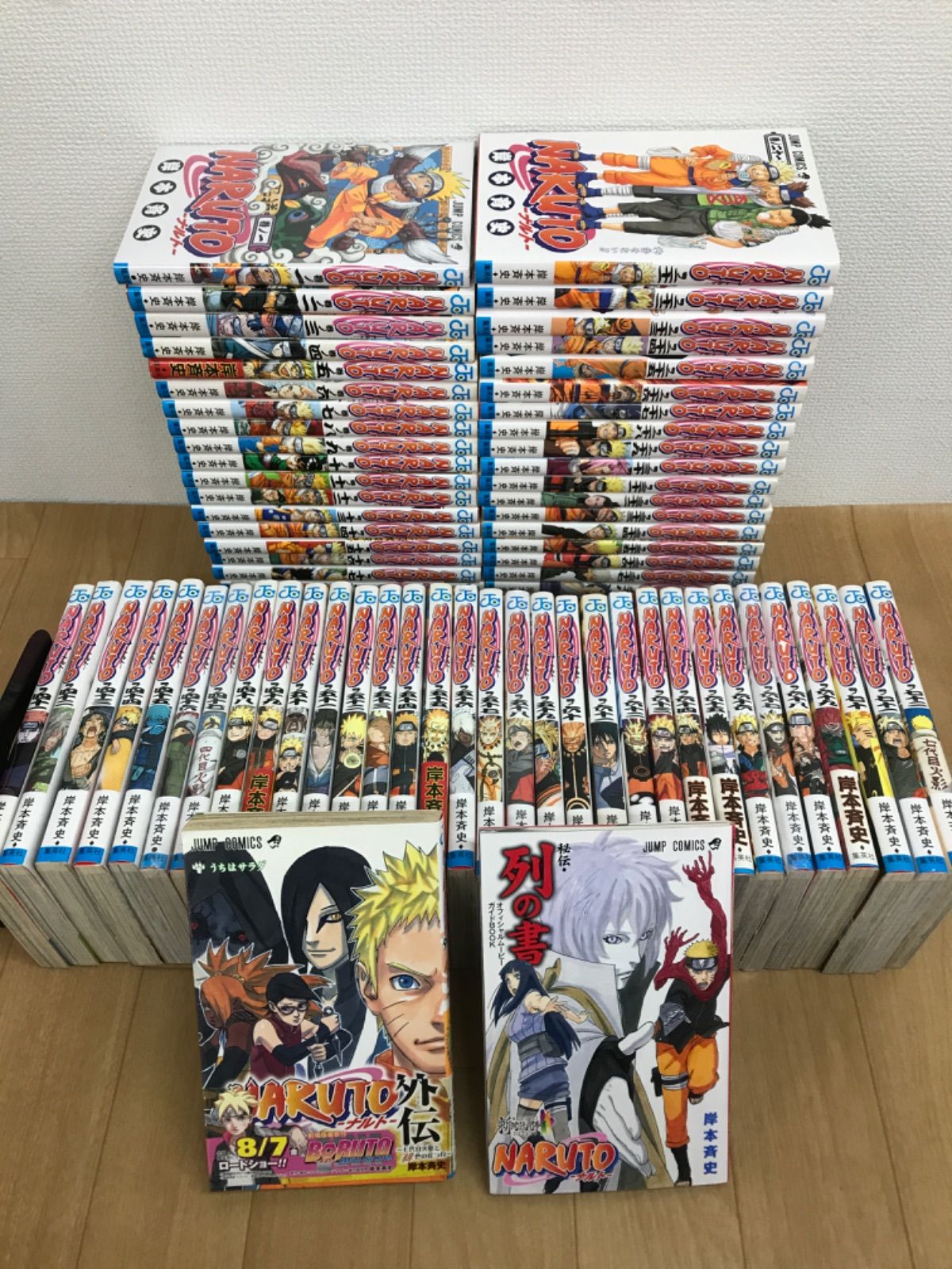 ☆【未開封4冊】NARUTO ナルト 1~72巻 全巻＋関連本2冊 コミックセット 