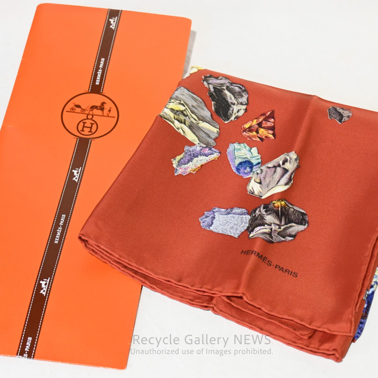 ○ HERMES カレ90 Mineraux 鉱物 スカーフ 未使用・新古品 - メルカリ