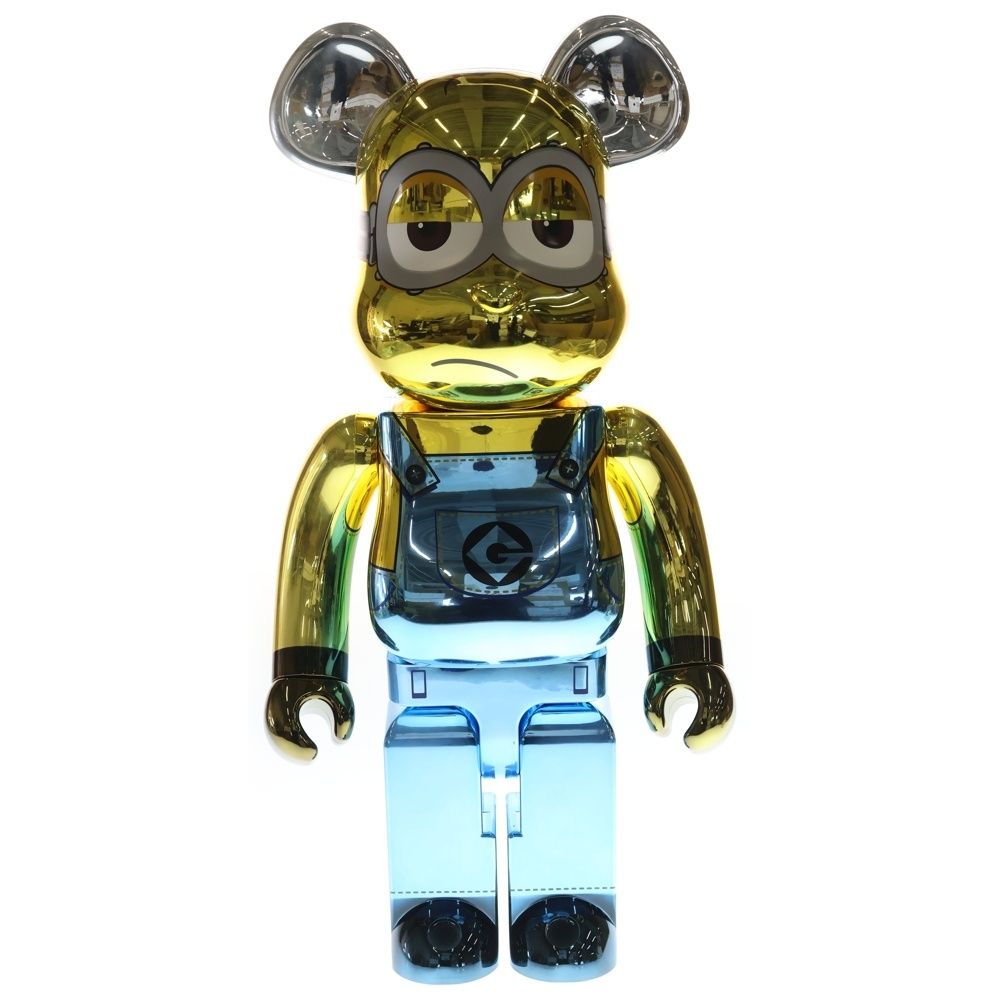 MEDICOM TOY (Medicom Toy) BE @RBRICK KEVIN Chrome Ver 1000% Bearbrick Kevin Minion Chrome Figure ■ Doll Clear/Yellow