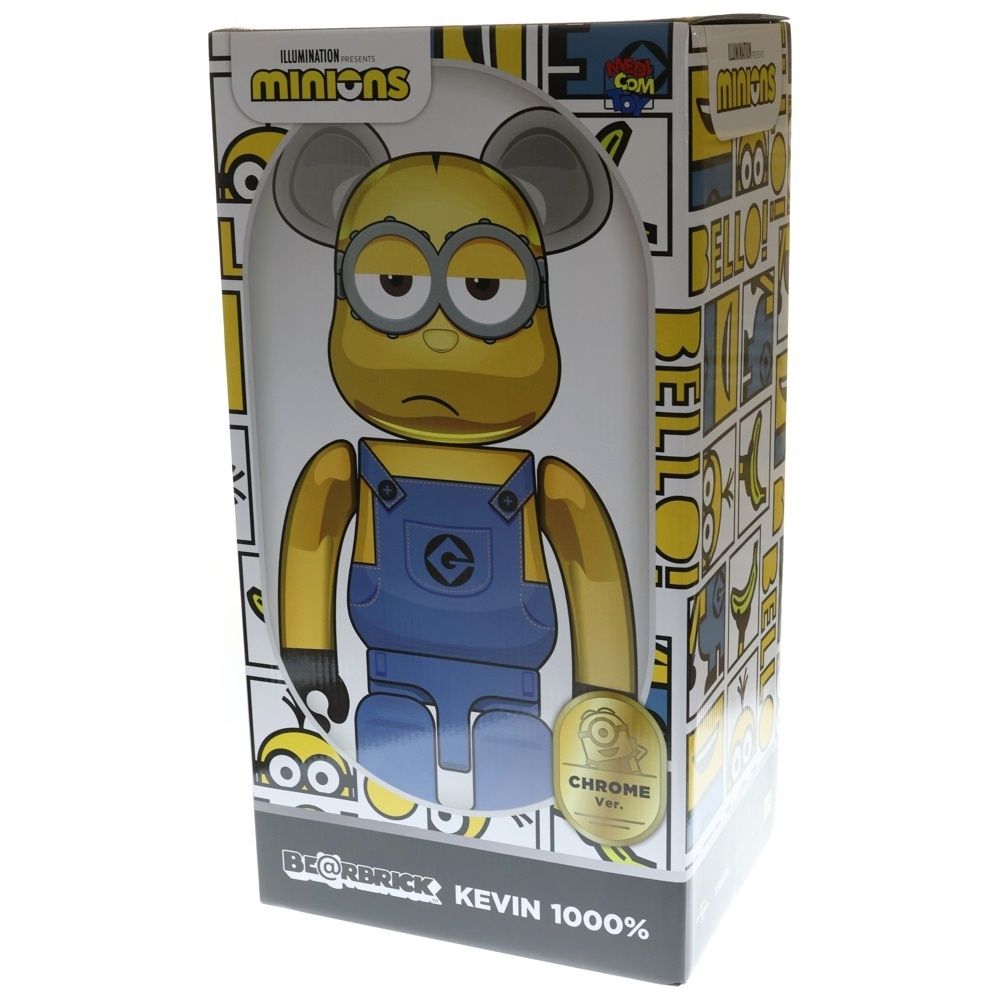 MEDICOM TOY (メディコムトイ) BE@RBRICK KEVIN Chrome Ver 1000% ベア