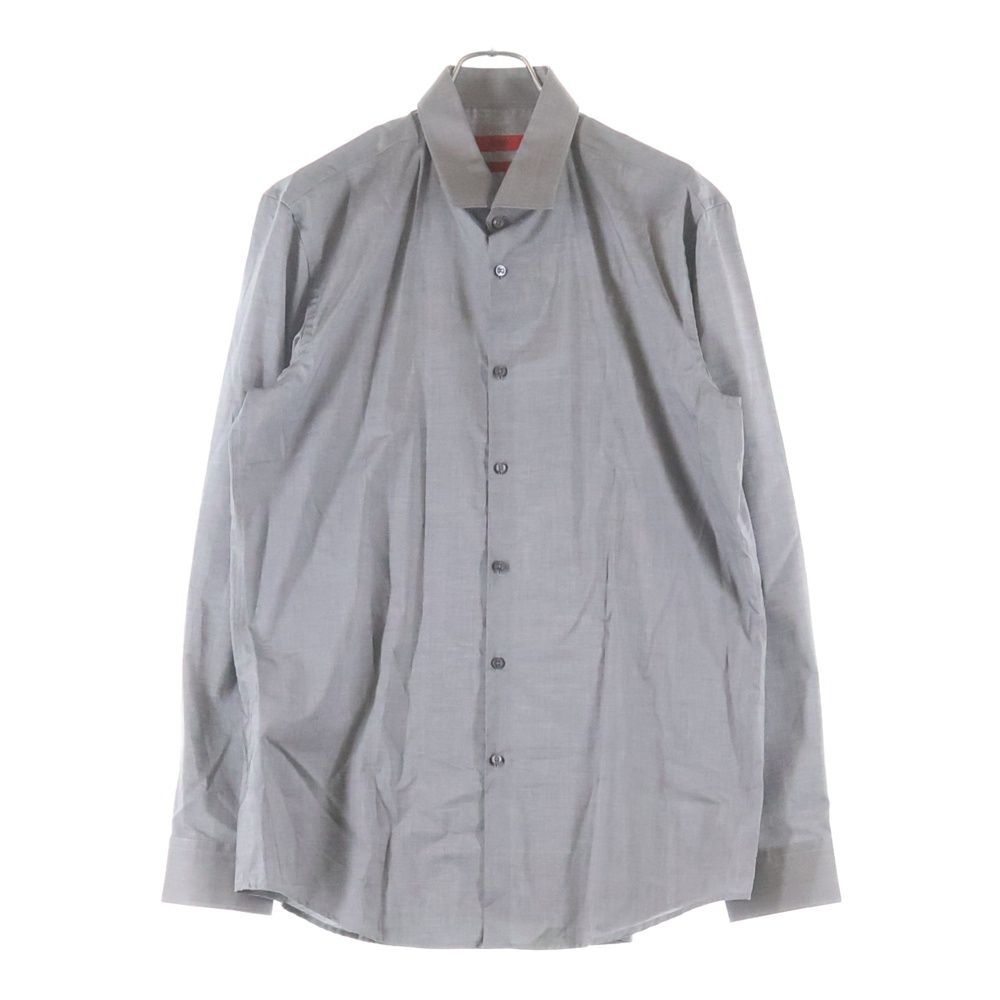 HUGO BOSS (ヒューゴボス) レギュラーカラー 長袖シャツ グレー - メルカリ
