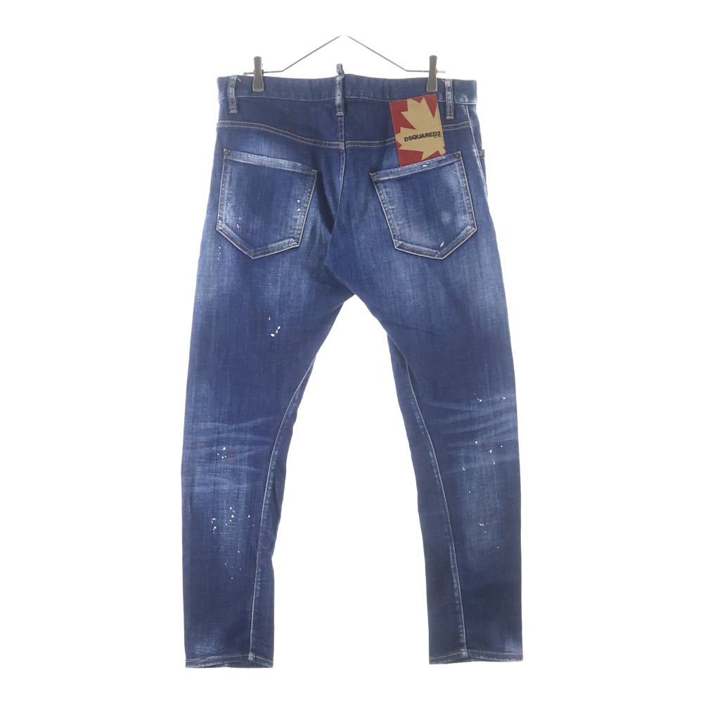 DSQUARED2 (ディースクエアード) 20AW ダメージスキニーパンツ デニム 