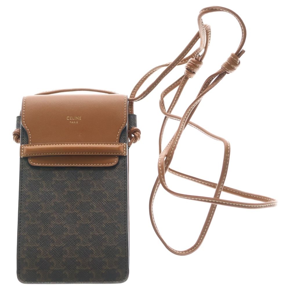 CELINE (セリーヌ) トリオンフ モバイルポーチ ショルダーバッグ ミニ 