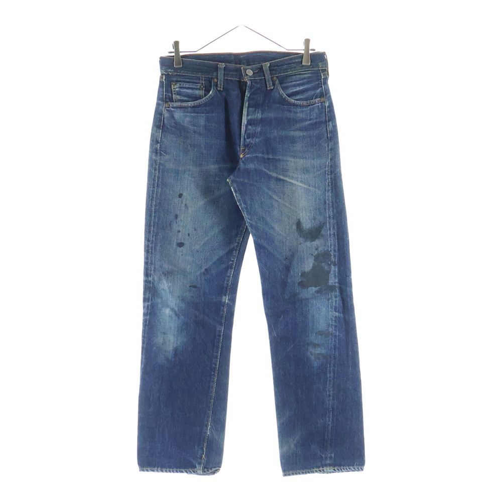 60Sリーバイス501BIGE レア刻印2 Vステッチ レインボー Levi's (リーバイス) 60s VINTAGE 501 BIGE最終 66移行期 ボタン裏6/E