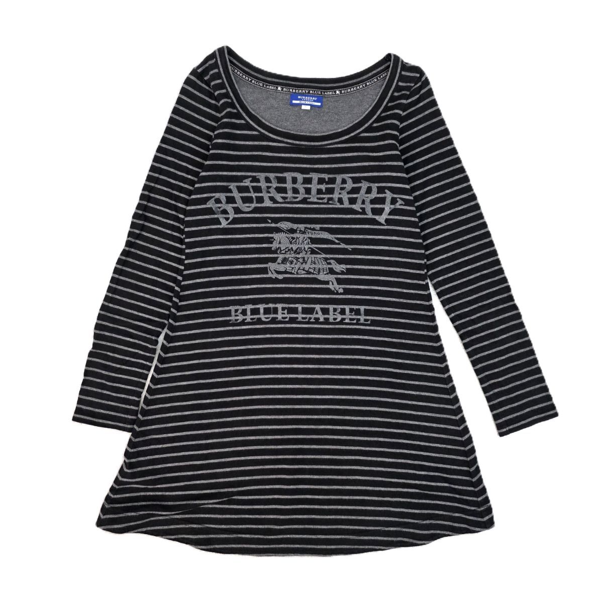BURBERRY BLACK LABEL バーバリーブラックレーベル ボーダー ロゴ 