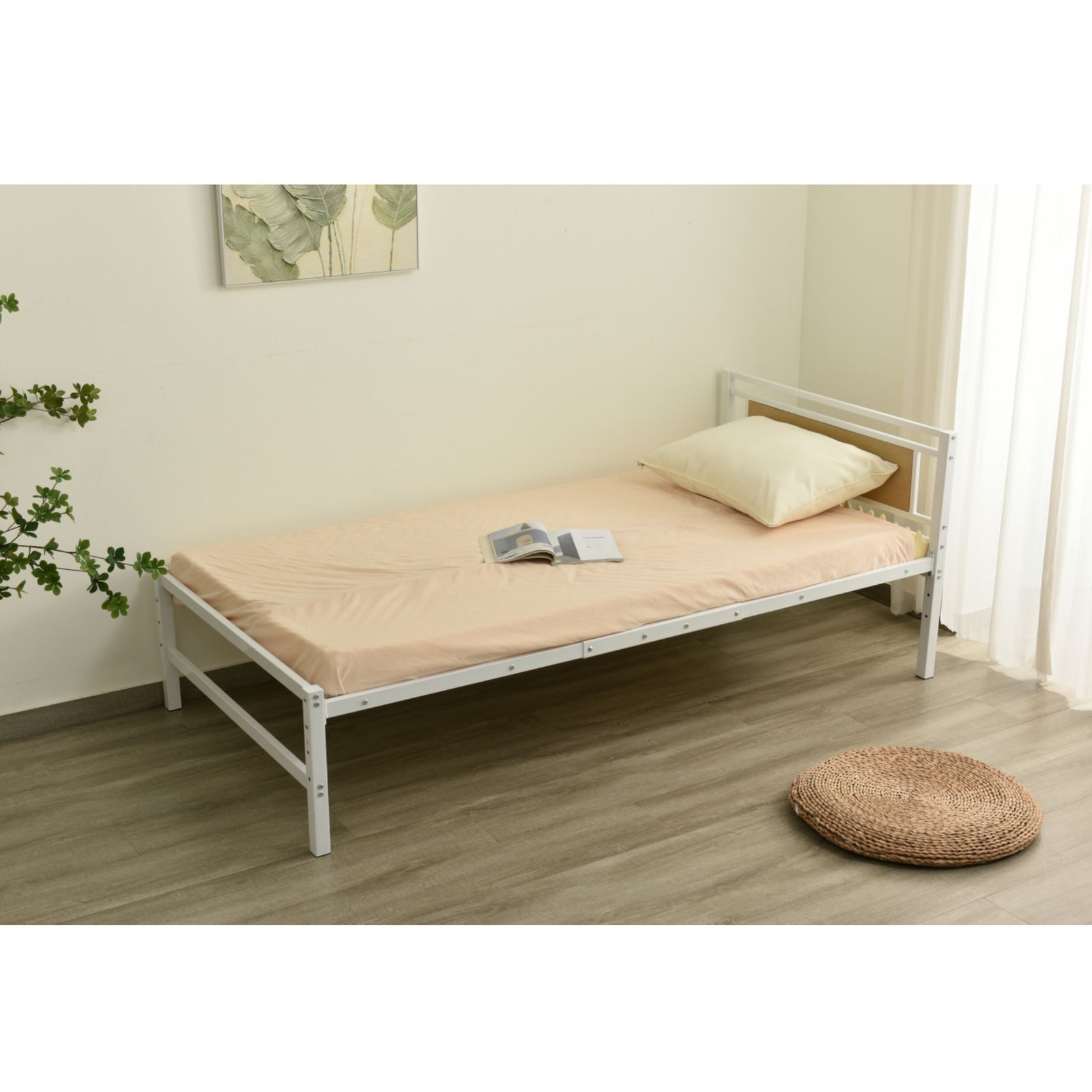 新入荷｜パイプベッド シングル ベッド 宮 三段階高さ調整可 スチール