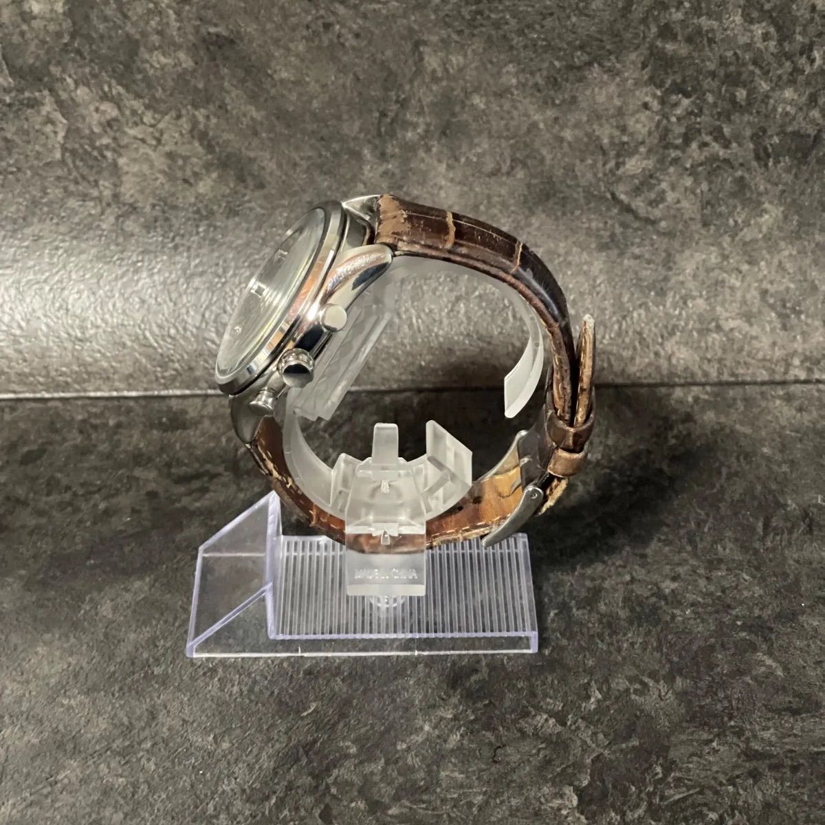 希少】SEIKO セイコー ビッグデイト クロノグラフ 7T04-0AE0 ブラック 