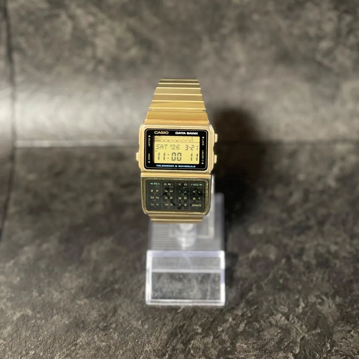 CASIO DATA BANK カシオ データバンク DBC-610 ゴールド 稼働品 希少