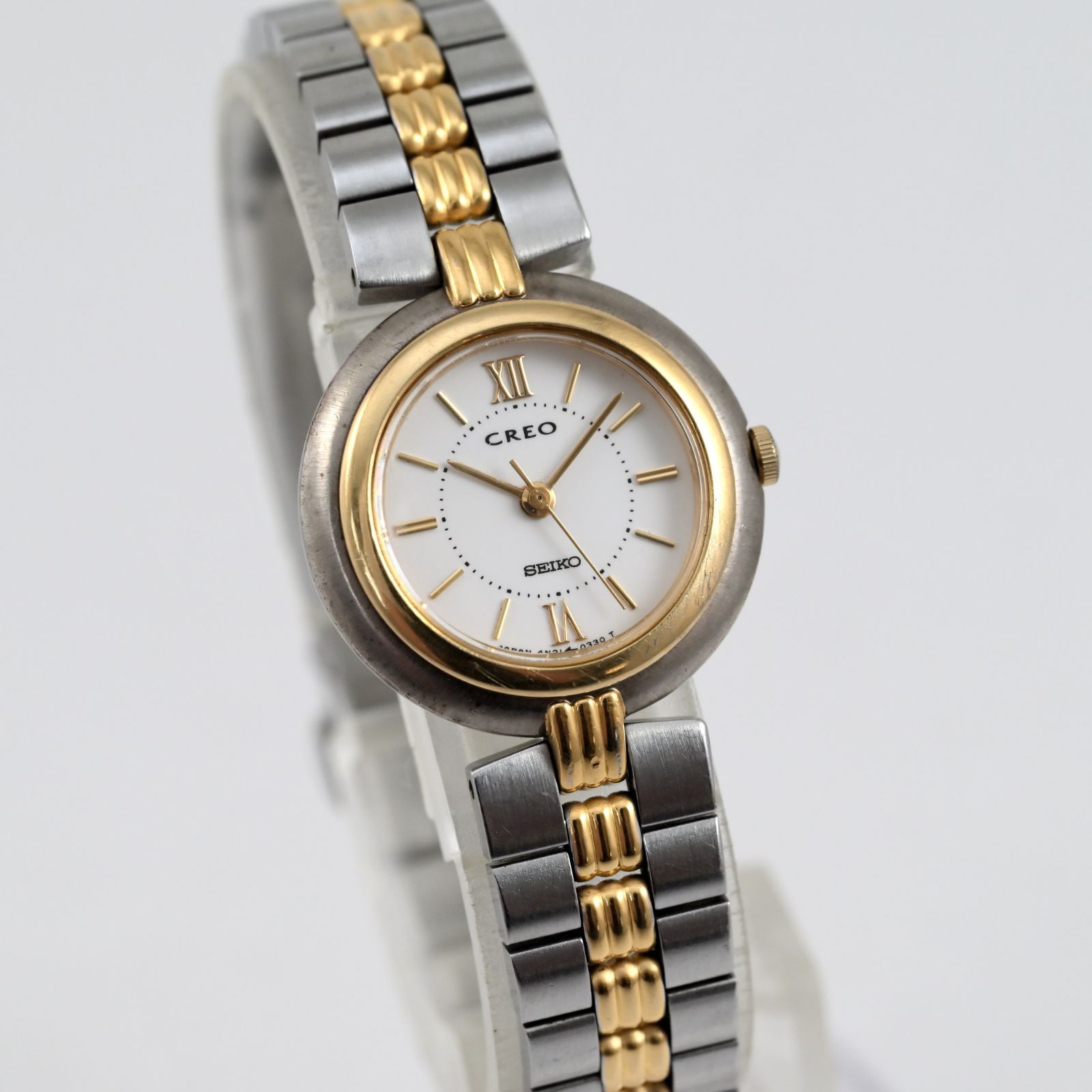 SEIKO セイコー CREO 4N21-0140 レディース腕時計 クォーツ ゴールド 