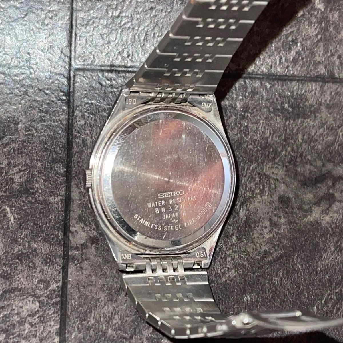 SEIKO TYPE II セイコータイプ2クォーツ7122-8000 稼働品 希少 