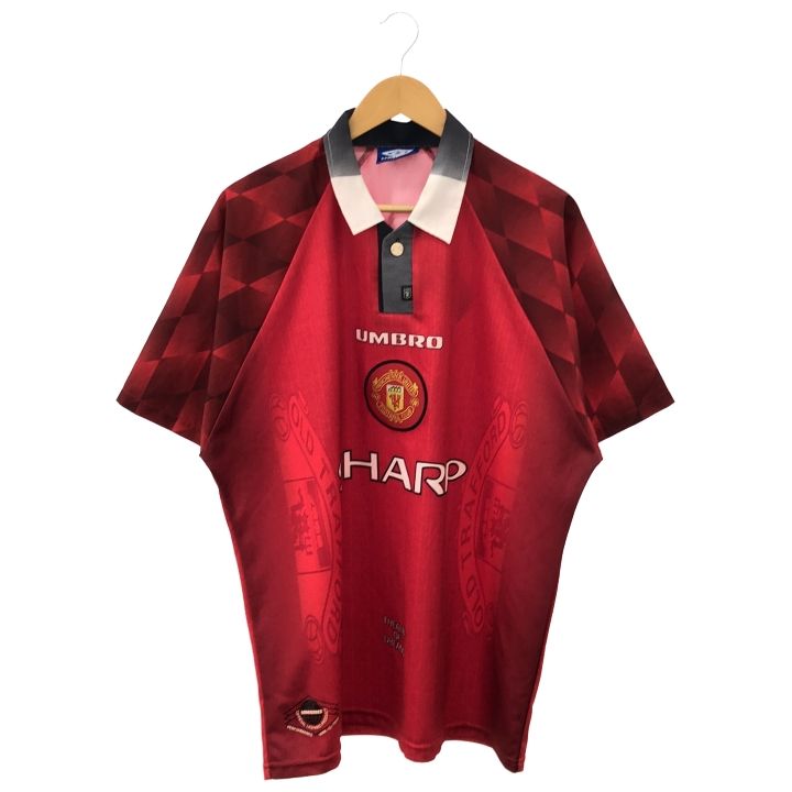 マンチェスターユナイテッド UMBRO1 996-1997シーズン SHARP期 レッド