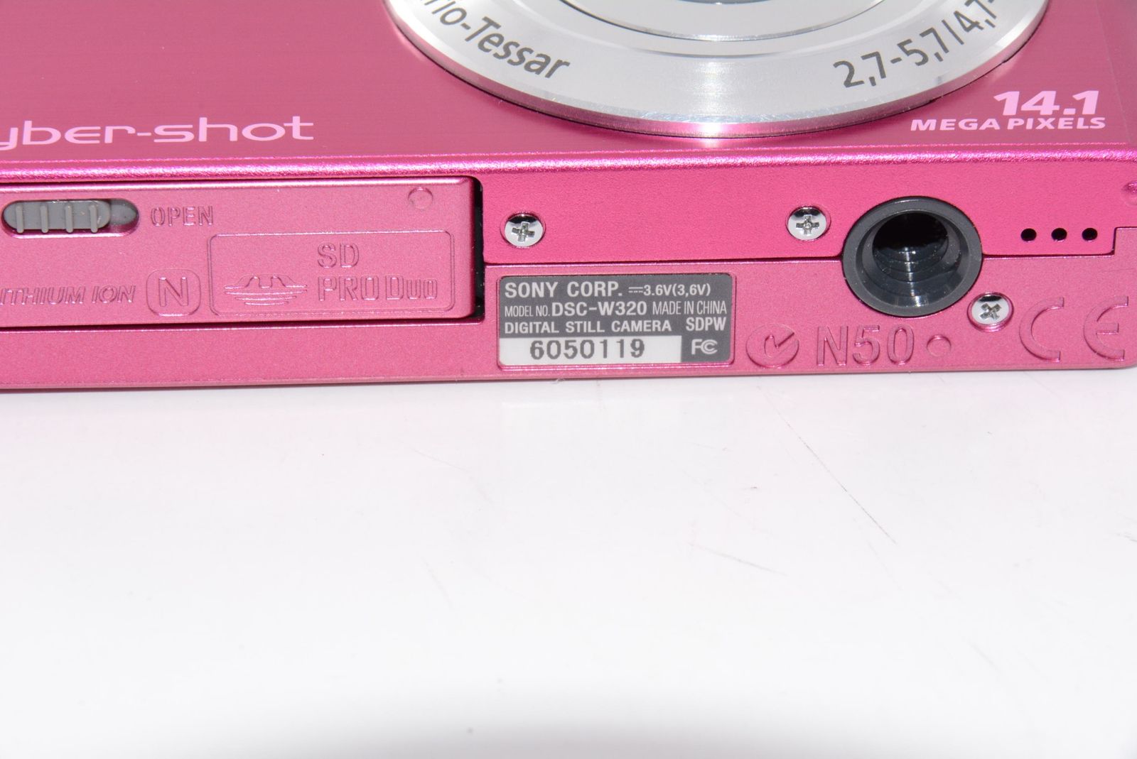 SONY DSC-W320 ピンク Cyber-shot Camera Pink Digital DSC-W320⁄P