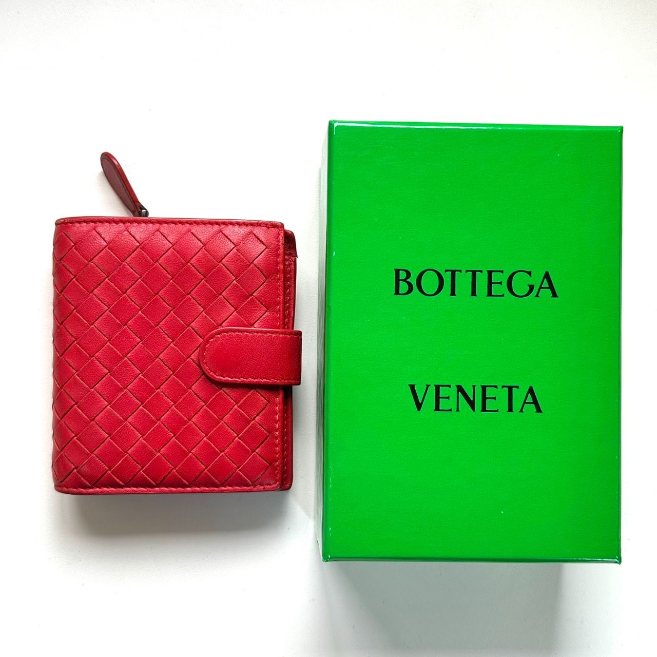 ボッテガヴェネタ BOTTEGA VENETA 二つ折り財布 イントレチャート