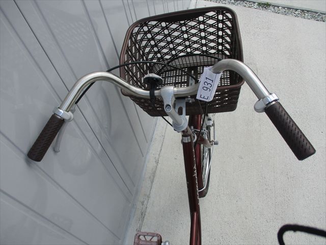 E931☆整備済み☆完成車発送☆中古シティ自転車【エンジ 20インチ 軽快 